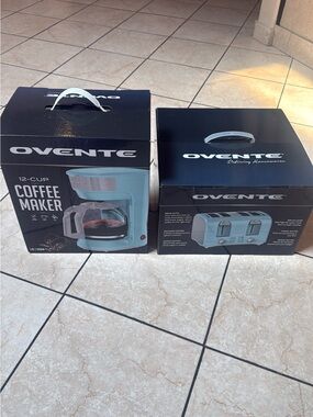 Aqua Blue 12-Cup Coffee Maker - Retro Style